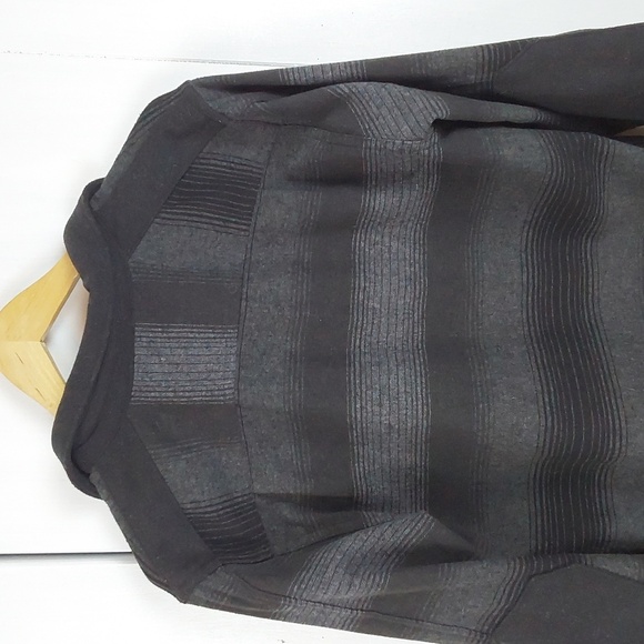 Roark Men's Black/ Gray Snap Button Plaid Flannel Heavyweight Shirt Sz.M - Picture 6 of 9